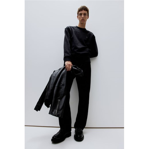 H & M - Bluza z aplikacją Relaxed Fit - Czarny ze sklepu H&M w kategorii Bluzy męskie - zdjęcie 169597153