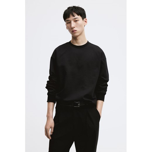H & M - Bluza Loose Fit - Czarny ze sklepu H&M w kategorii Bluzy męskie - zdjęcie 169597220