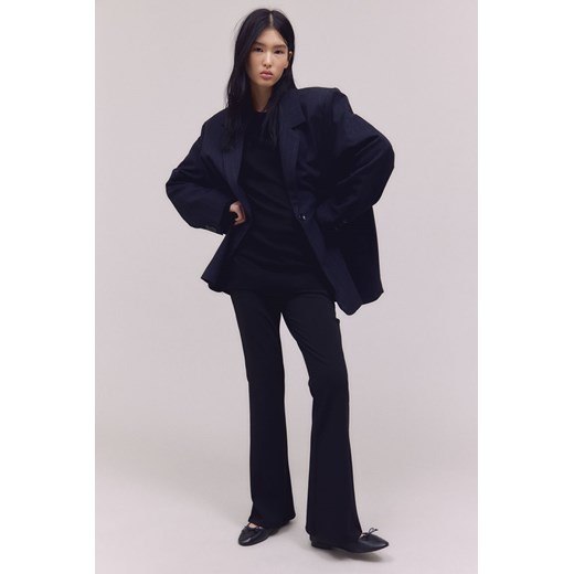 H & M - Rozszerzane legginsy - Czarny ze sklepu H&M w kategorii Spodnie damskie - zdjęcie 169597314
