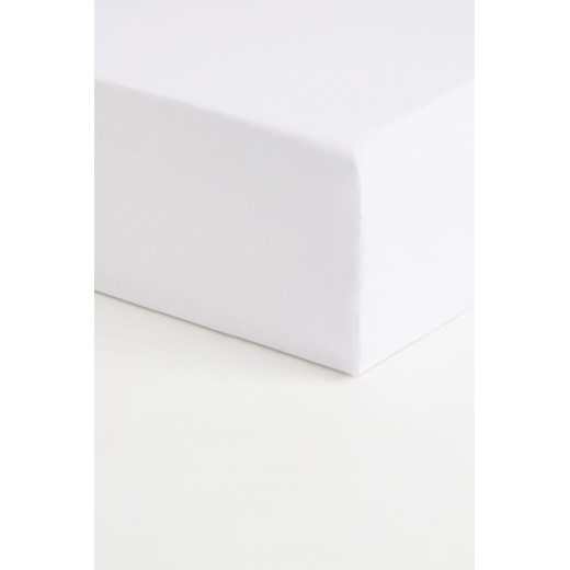 H & M - Prześcieradło z gumką - Biały ze sklepu H&M w kategorii Prześcieradła - zdjęcie 169597622