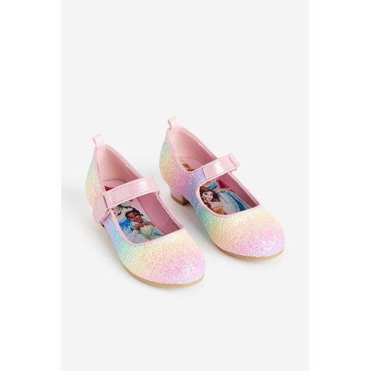 H & M - Brokatowe buty na bal - Różowy ze sklepu H&M w kategorii Balerinki dziecięce - zdjęcie 169597871