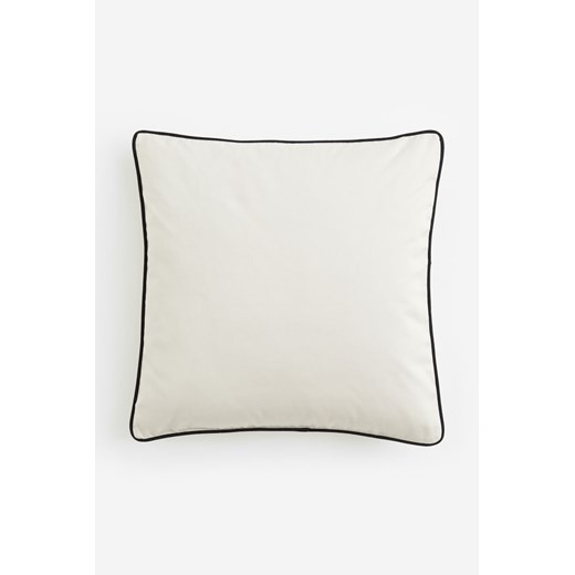 H & M - Satynowa poszewka na poduszkę - Czarny ze sklepu H&M w kategorii Poszewki na poduszki - zdjęcie 169597892
