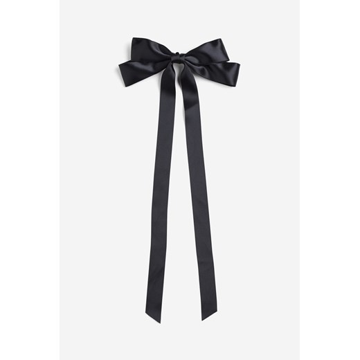 H & M - Spinka do włosów zdobiona kokardą - Czarny ze sklepu H&M w kategorii Spinki - zdjęcie 169598020