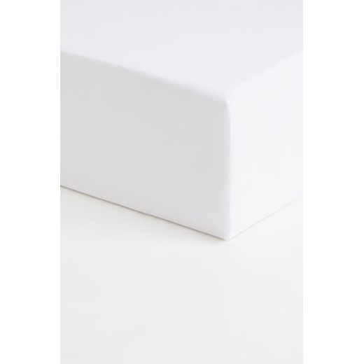 H & M - Prześcieradło z gumką - Biały ze sklepu H&M w kategorii Prześcieradła - zdjęcie 169598342