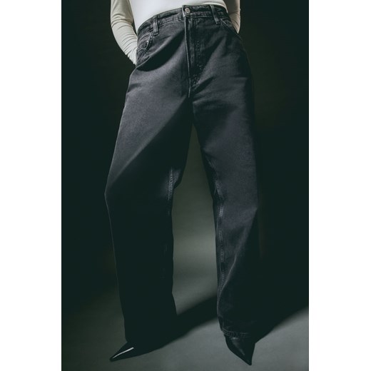 H & M - Wide Ultra High Jeans - Czarny ze sklepu H&M w kategorii Jeansy damskie - zdjęcie 169598463