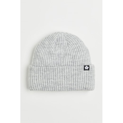 H & M - Dzianinowa czapka - Szary ze sklepu H&M w kategorii Czapki zimowe damskie - zdjęcie 169598502