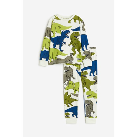H & M - Dżersejowa piżama - Zielony ze sklepu H&M w kategorii Piżamy dziecięce - zdjęcie 169598542