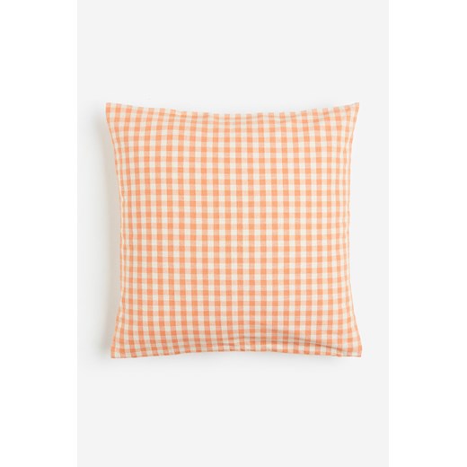 H & M - Kraciasta poszewka na poduszkę - Pomarańczowy ze sklepu H&M w kategorii Poszewki na poduszki - zdjęcie 169598582