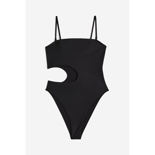 H & M - Kostium kąpielowy z wycięciem High leg - Czarny ze sklepu H&M w kategorii Stroje kąpielowe - zdjęcie 169598611