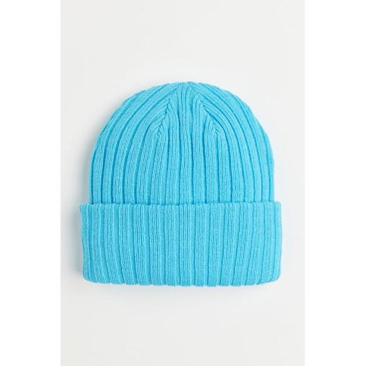 H & M - Rib-knit hat - Turkusowy ze sklepu H&M w kategorii Czapki dziecięce - zdjęcie 169598950