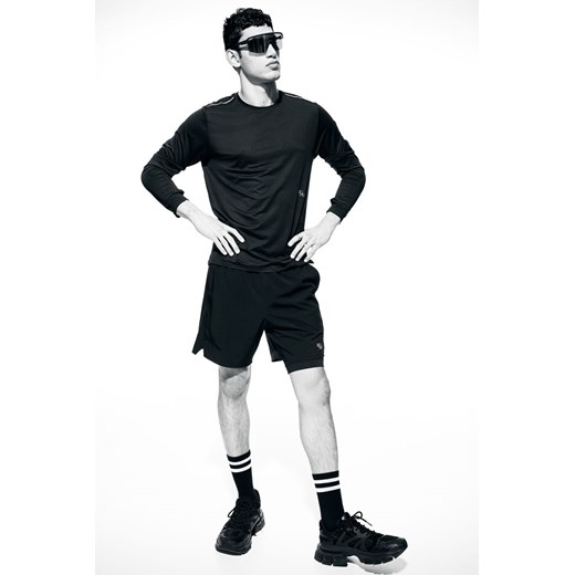 H & M - Lekki top do biegania DryMove - Czarny ze sklepu H&M w kategorii T-shirty męskie - zdjęcie 169599080