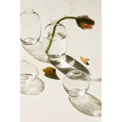 H & M - Mini wazon ze szkła - Biały ze sklepu H&M w kategorii Wazony - zdjęcie 169599172
