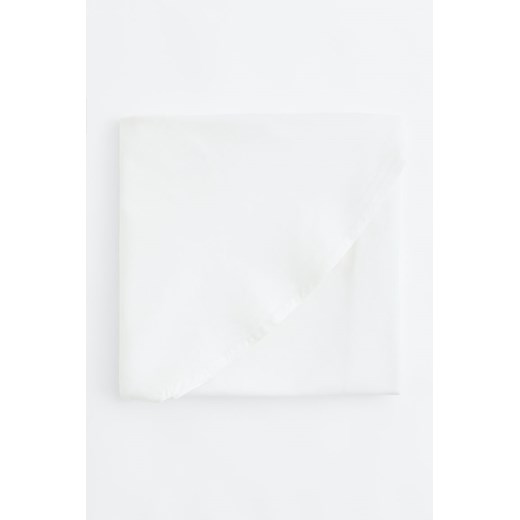 H & M - Okrągły obrus bawełniany - Biały ze sklepu H&M w kategorii Obrusy i bieżniki - zdjęcie 169599201