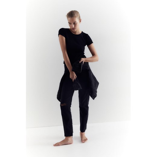 H & M - Skinny Ankle Jeans - Czarny ze sklepu H&M w kategorii Jeansy damskie - zdjęcie 169599230
