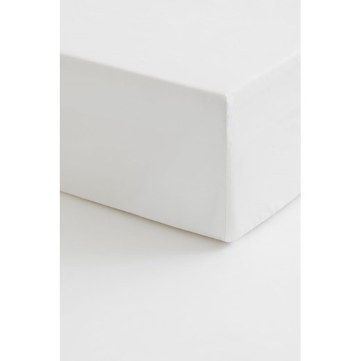 H & M - Prześcieradło z gumką - Biały ze sklepu H&M w kategorii Prześcieradła - zdjęcie 169599861