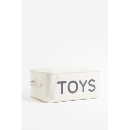 H & M - Pojemnik na zabawki - Beżowy ze sklepu H&M w kategorii Kosze i pudełka na zabawki - zdjęcie 169599930