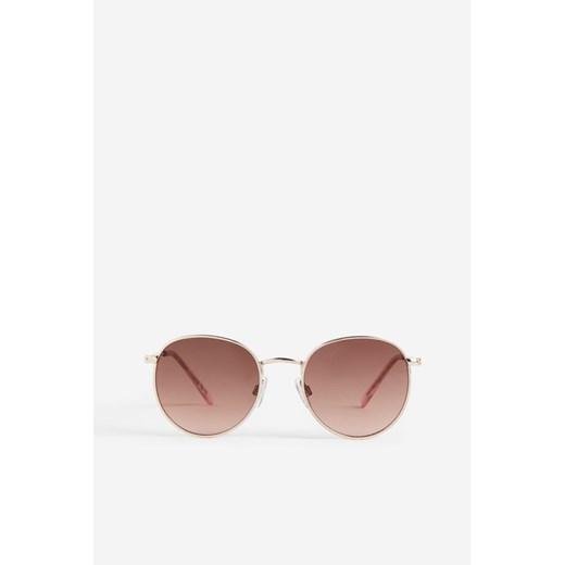 H & M - Okrągłe okulary przeciwsłoneczne - Różowy ze sklepu H&M w kategorii Okulary przeciwsłoneczne dziecięce - zdjęcie 169599973