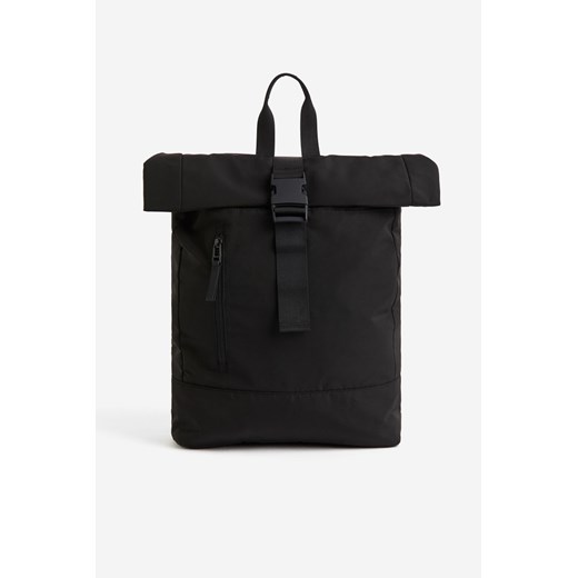 H & M - Nieprzemakalny plecak sportowy - Czarny ze sklepu H&M w kategorii Plecaki - zdjęcie 169600011