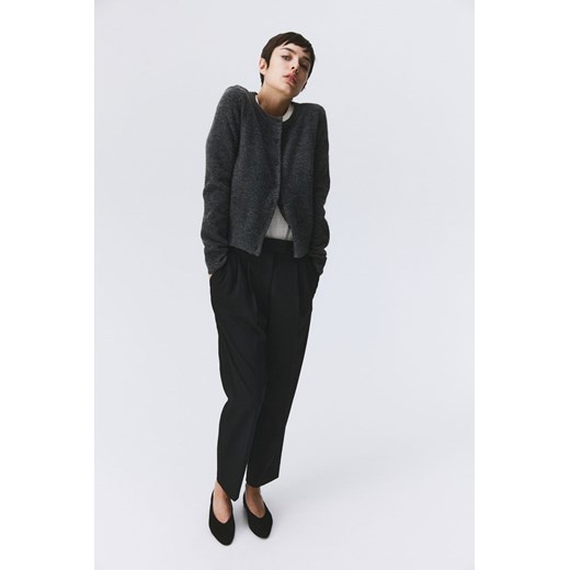 H & M - Spodnie do kostki - Czarny ze sklepu H&M w kategorii Spodnie damskie - zdjęcie 169600091