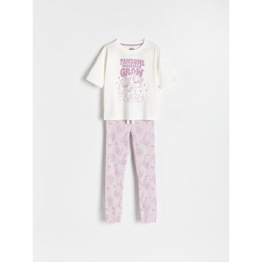 Reserved - Dwuczęściowa piżama Psi Patrol - lawendowy ze sklepu Reserved w kategorii Piżamy dziecięce - zdjęcie 169602143