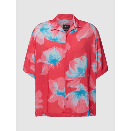 Koszula casualowa o pudełkowym kroju z wiskozy ze wzorem na całej powierzchni ze sklepu Peek&Cloppenburg  w kategorii Koszule męskie - zdjęcie 169603522