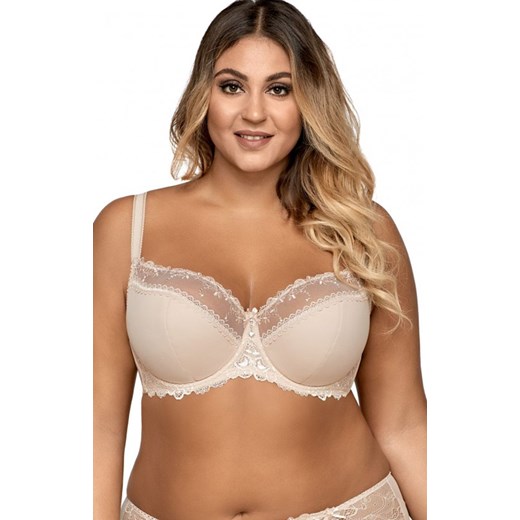 Biustonosz półusztywniany semi-soft beżowy AV 1030, Kolor beżowy, Rozmiar 105B, Ava ze sklepu Intymna w kategorii Biustonosze - zdjęcie 169608524