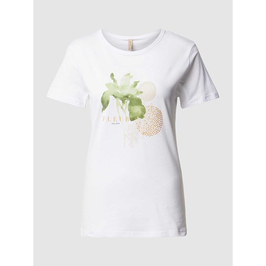 T-shirt z nadrukowanym motywem model ‘DERBY’ Soyaconcept M Peek&Cloppenburg 