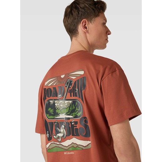 T-shirt z okrągłym dekoltem model ‘Black Butte’ Columbia L Peek&Cloppenburg 