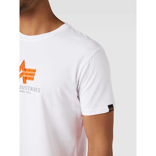 T-shirt z nadrukiem z logo Alpha Industries M Peek&Cloppenburg 
