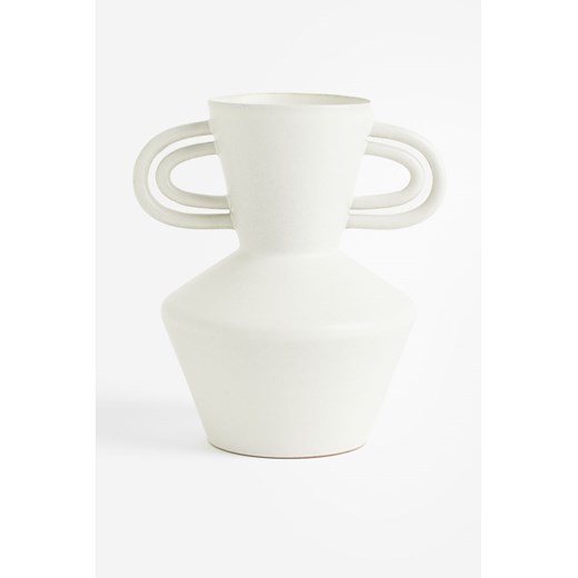 H & M - Duży wazon z terakoty - Biały ze sklepu H&M w kategorii Wazony - zdjęcie 169617554