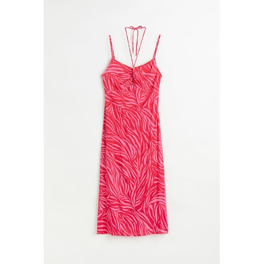H & M - Sukienka z odkrytymi plecami - Czerwony ze sklepu H&M w kategorii Sukienki - zdjęcie 169617603