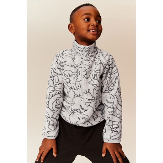 H & M - Rozpinana bluza polarowa - Szary ze sklepu H&M w kategorii Bluzy chłopięce - zdjęcie 169617731