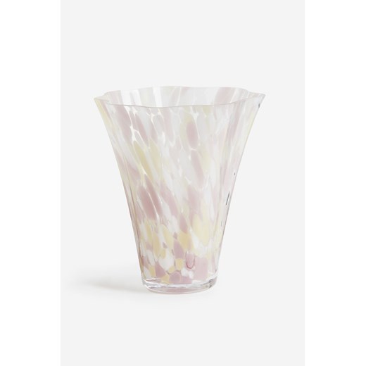 H & M - Szklany wazon - Różowy ze sklepu H&M w kategorii Wazony - zdjęcie 169617931
