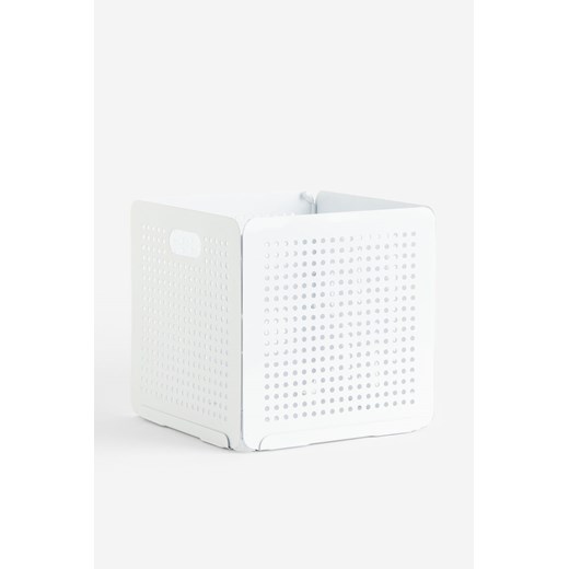 H & M - Pojemnik z metalowej siatki - Biały ze sklepu H&M w kategorii Pudełka i pojemniki - zdjęcie 169617992