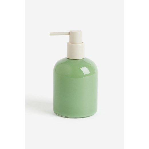 H & M - Szklany dozownik do mydła - Zielony ze sklepu H&M w kategorii Dozowniki do mydła - zdjęcie 169618013