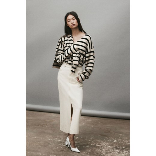 H & M - Sweter oversize - Beżowy ze sklepu H&M w kategorii Swetry damskie - zdjęcie 169618110