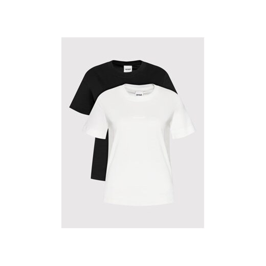 Sprandi Komplet 2 t-shirtów SP22-TSD110 Biały Regular Fit Sprandi S MODIVO okazja