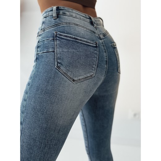 SPODNIE JEANSOWE SKINNY PUSH UP- NIEBIESKI Olika S olika.com.pl
