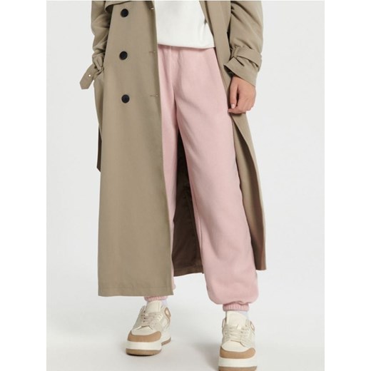 Sinsay - Spodnie dresowe - różowy ze sklepu Sinsay w kategorii Spodnie damskie - zdjęcie 169619080