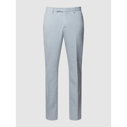 Spodnie materiałowe o kroju regular fit z fakturowanym wzorem model ‘Ryan’ ze sklepu Peek&Cloppenburg  w kategorii Spodnie męskie - zdjęcie 169620241
