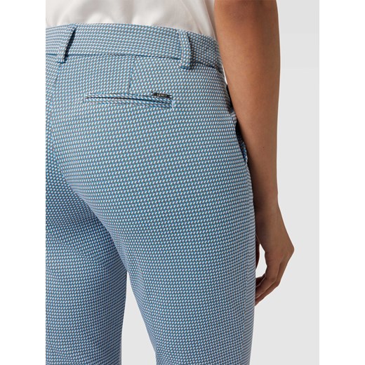 Spodnie materiałowe o kroju regular fit z fakturowanym wzorem 38 Peek&Cloppenburg 