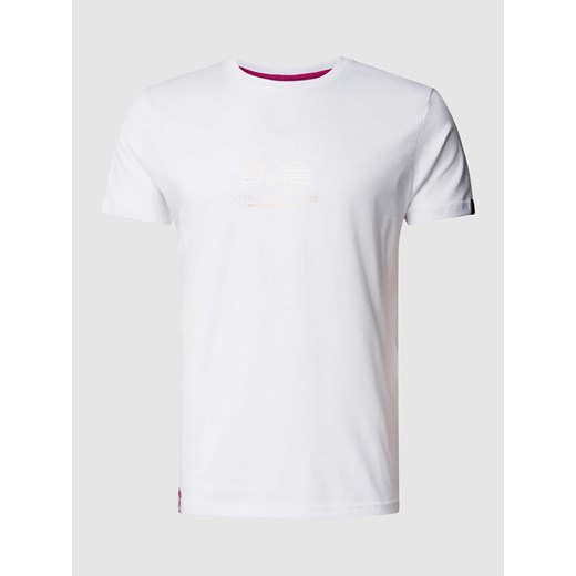 T-shirt z nadrukiem z logo ze sklepu Peek&Cloppenburg  w kategorii T-shirty męskie - zdjęcie 169620320