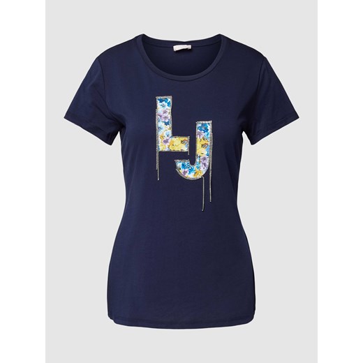 T-shirt z napisem z logo ze sklepu Peek&Cloppenburg  w kategorii Bluzki damskie - zdjęcie 169620331