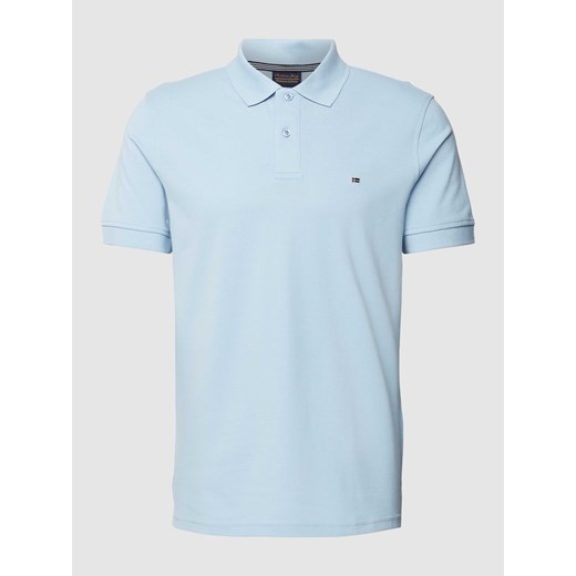 Koszulka polo o kroju slim fit w jednolitym kolorze ze sklepu Peek&Cloppenburg  w kategorii T-shirty męskie - zdjęcie 169620833