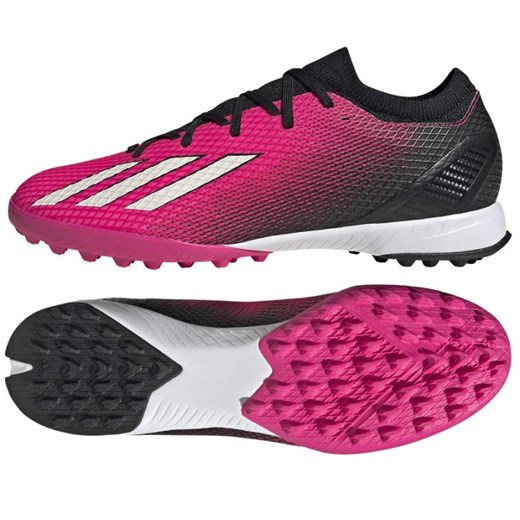 Buty adidas X Speedportal.3 Tf M GZ2470 różowe ze sklepu ButyModne.pl w kategorii Buty sportowe męskie - zdjęcie 169623993