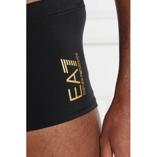Kąpielówki Emporio Armani z elastanu
