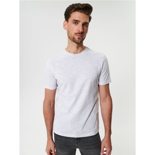 Sinsay - Koszulka - szary ze sklepu Sinsay w kategorii T-shirty męskie - zdjęcie 169628611