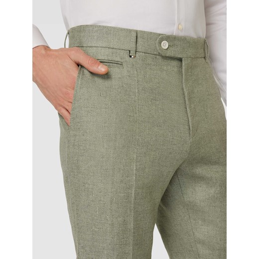 Spodnie o kroju regular fit z efektem melanżu model ‘Genius’ 26 Peek&Cloppenburg 