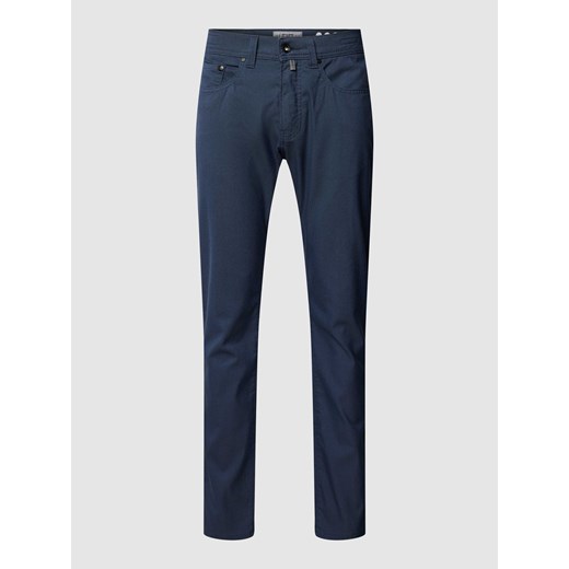 Spodnie materiałowe o kroju tapered fit z 5 kieszeniami model ‘Lyon’ ze sklepu Peek&Cloppenburg  w kategorii Spodnie męskie - zdjęcie 169631090