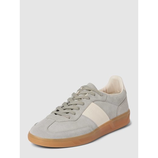 Sneakersy z obszyciem w kontrastowym kolorze model ‘Brenta’ ze sklepu Peek&Cloppenburg  w kategorii Trampki damskie - zdjęcie 169631123
